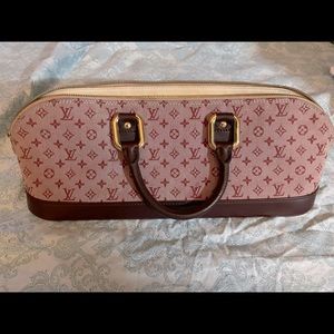 Louis Vuitton Mini Lin Alma Long Bag, 100% authentic. Excellent condition.